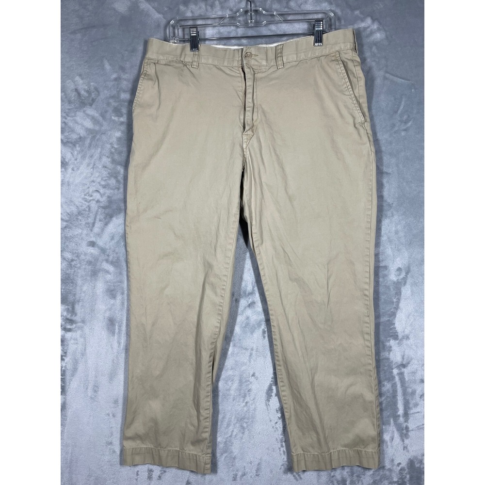 Polo Ralph Lauren Mens Chino Pants 36x30 Tan Khaki Cotton Straight Leg